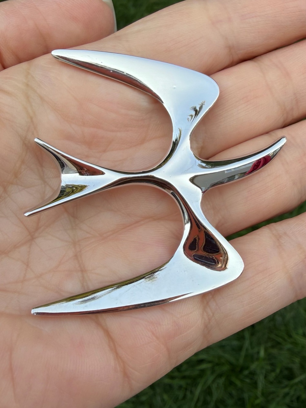 Vintage Sarah Coventry Canada Swedish Modern Seagull Swallow Bird Brooch Pin 70s